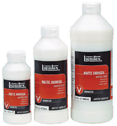 Liquitex Acrylic Matte Permanent Varnish - Size 8 oz.