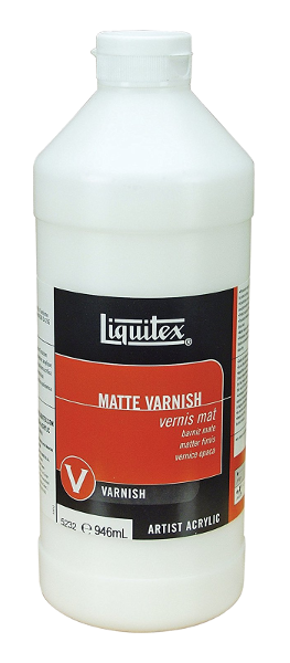 Liquitex Acrylic Matte Permanent Varnish - Size 32 oz.