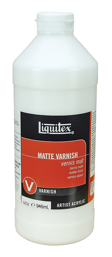 Liquitex Acrylic Matte Permanent Varnish - Size: 32 oz.