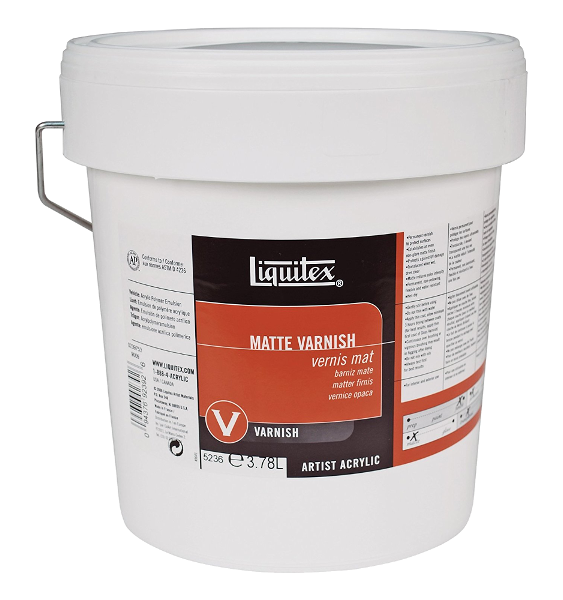 Liquitex Acrylic Matte Permanent Varnish - Size 128 oz.