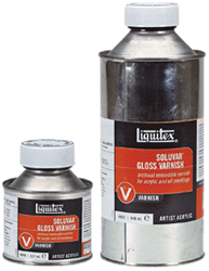 Liquitex Soluvar Gloss Picture Varnish - Size 8 oz.