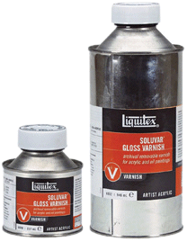 Liquitex Soluvar Gloss Picture Varnish - Size: 8 oz.