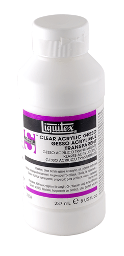Liquitex Acrylic Clear Gesso - Size: 8 oz