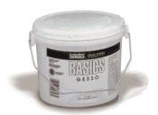 Liquitex Acrylic Basics Gesso - Size 16 oz.