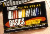 Liquitex Basics Introductory Set of 6 - Size .75 oz.