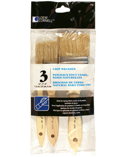 Loew Cornell Chip Brush Set (3 Pieces)