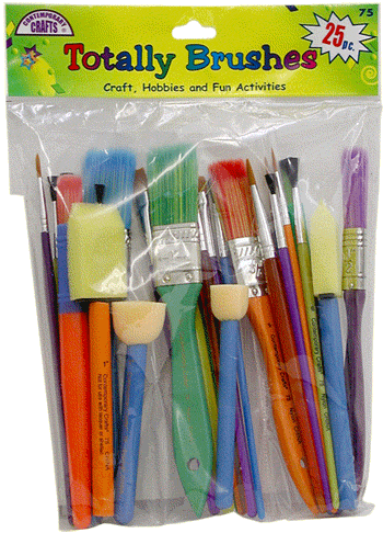Assorted Kids Paint Brushes - 10 Piece Set, Hobby Lobby