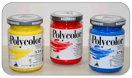 Maimeri Polycolor Acrylic - Color Raw Umber - Size 140ml