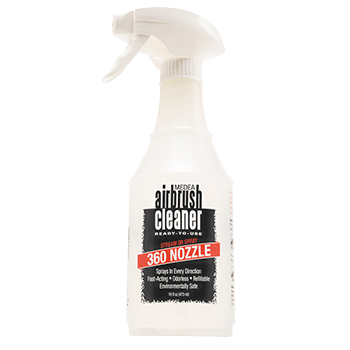 Medea Airbrush Cleaner with Invertible 360° Nozzle 16 oz
