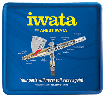 Iwata Raised Ridge Airbrush Cleaning Mat