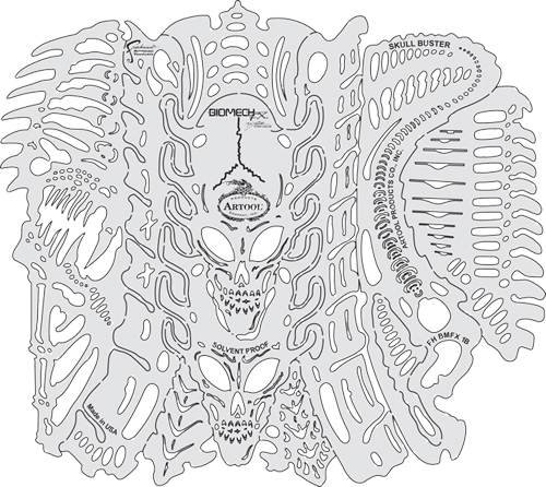 Artool Biomech FX Template - Skullbuster Set