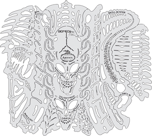 Artool Biomech FX Template - Skullbuster Set