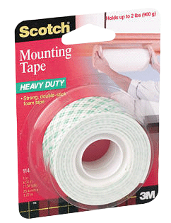Scotch(R) Heavy Duty Mounting Tape - Size 1 x 50