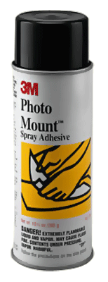 3M(TM) Photomount Adhesive - Size 10-1/4 oz net wt.