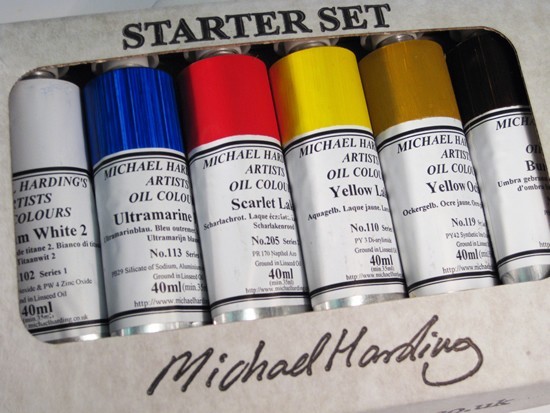 Michael Harding Handmade Artists Oil Introductory Set of 6