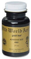 Old World Art Gold Leaf Adhesive Size - Size 2 oz