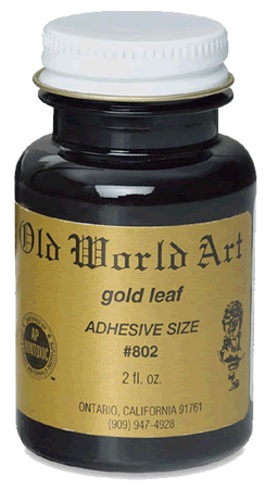 Old World Art Gold Leaf Adhesive Size - Size: 2 oz