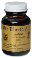 Old World Art Gold Leaf Satin Sealer - Size 2 oz