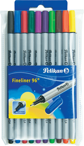 Pelikan Fineliner 96 Marker Basic 10 Piece Set