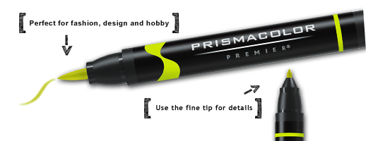 Prismacolor Premier Brush Marker - Color Cream (PB-23)