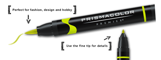 Prismacolor Premier Brush, Fine Art Markers