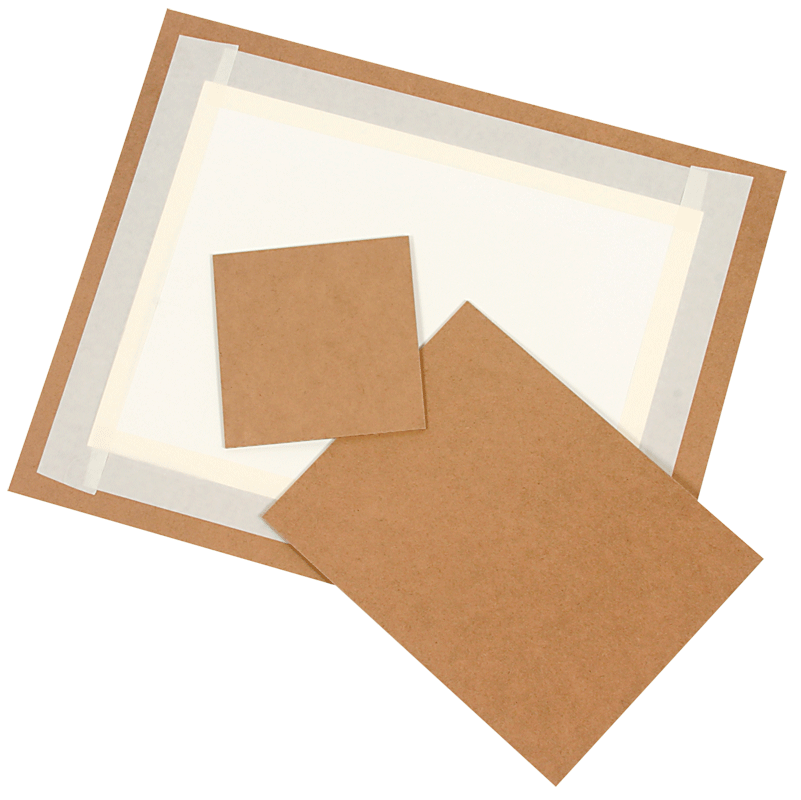 Richeson Toned Gesso Hardboard Panel - 18'' x 24'', Mid-Tone Grey