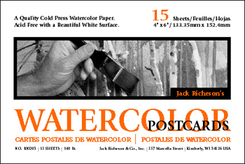 FREE Watercolor Postcard pad with purchase