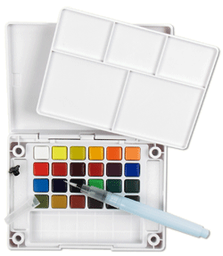 Koi Watercolor Field Sketch Box of 24