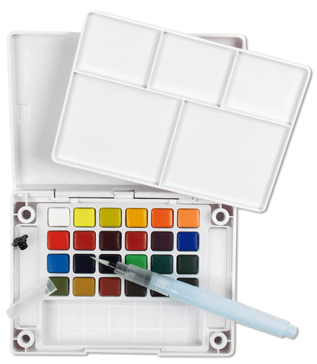 Koi Watercolor Field Sketch Box of 24