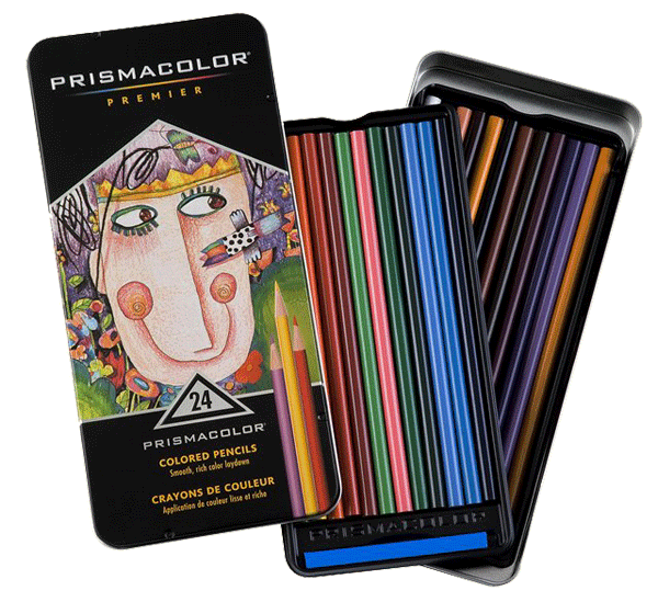 Prismacolor Premier Coloured Pencil Set 24/Tin 