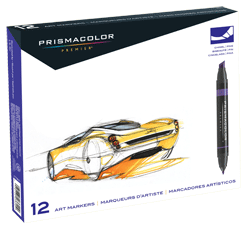 Prismacolor Art Marker Set of 12 - Color Primary & Secondary