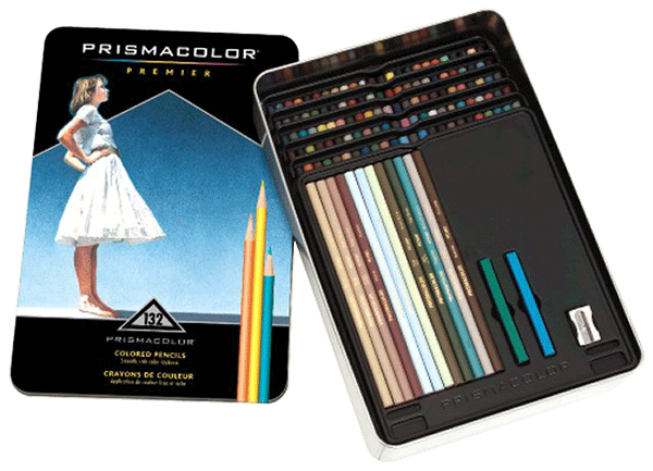 Metal Tin Gift Set Prismacolor Premier Colored Pencils 132 Colors