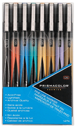 Prismacolor Premier Fine Line Marker Set of 8 - Size 05