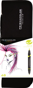 Prismacolor Premier Brush Marker Set of 48 with Case