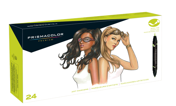 Prismacolor Premier Brush Marker Set of 24 Portrait