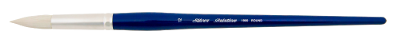 Silver Brush Bristlon, Long Handle, Round - Size 12