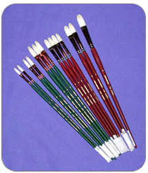 Silver Brush Nelson Shanks Portrait/Figure Study Brush Set of 14 - Series #1 - Long Handles