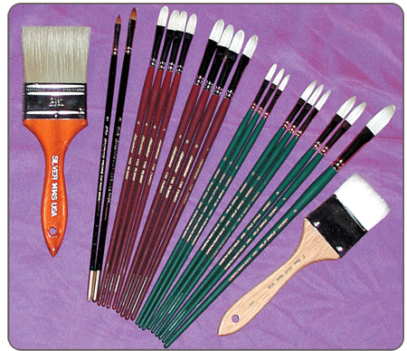 Silver Brush Nelson Shanks Portrait/Figure PrBrush Set ofessional Brush Set of 21 - Series #2 - Long Handles