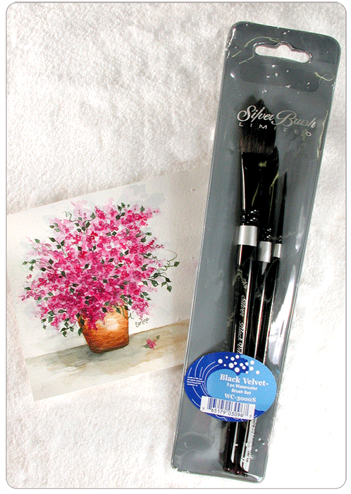 Silver Brush Black Velvet - High quality artists paint, watercolor