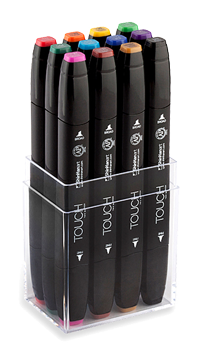 ShinHan Touch Twin Marker Set of 12 Main Colors