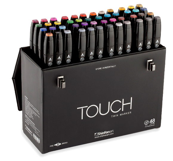 Touch Twin Brush Marker singles