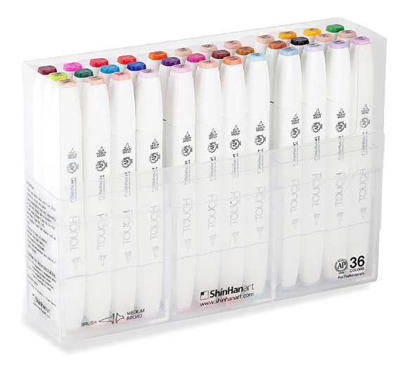 ShinHan Touch Twin Brush Marker Sets