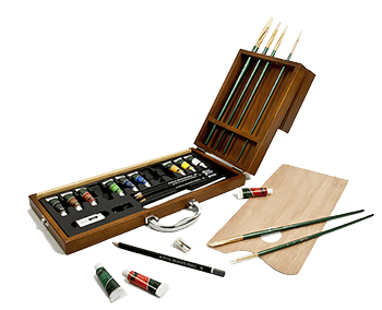 Royal & Langnickel 27 Piece Oil Artist Case Set