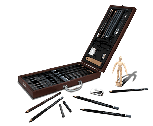 Royal & Langnickel 40 Piece Sketching Artist Case Set