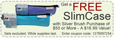 FREE SlimCase with Silver Brush Purchase of $50 or More!