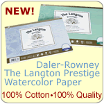 NEW - Daler-Rowney The Langton Prestige Watercolor Paper