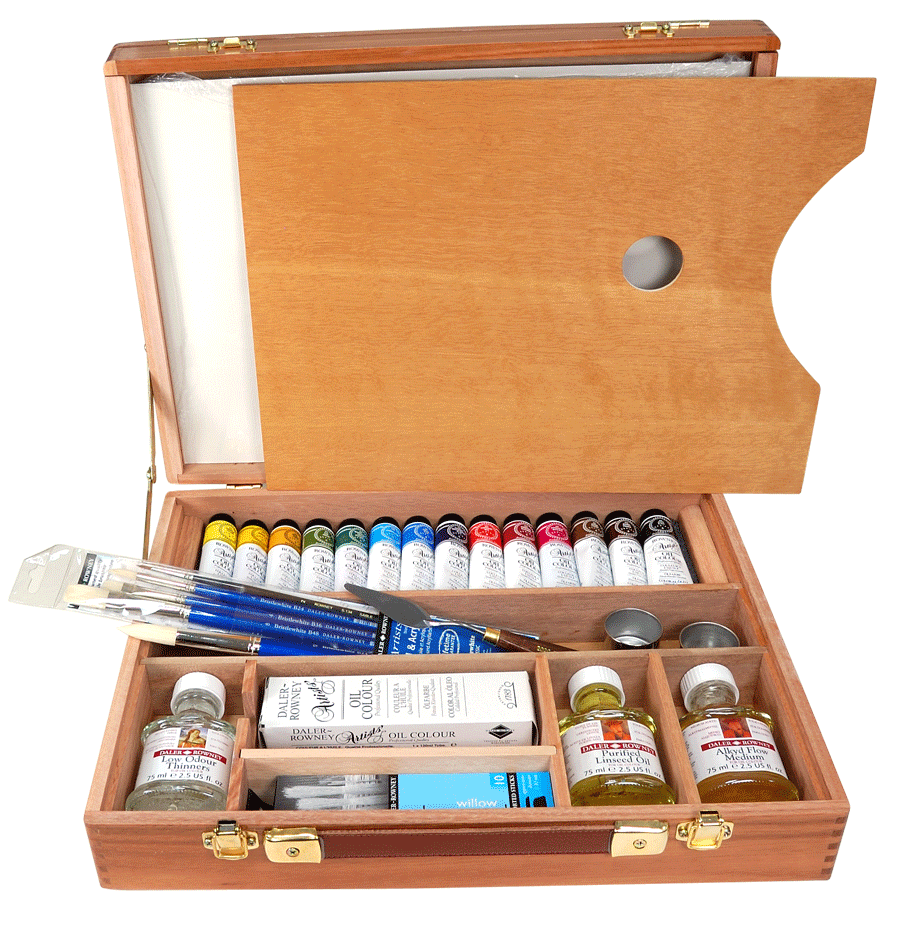 oil paint travel case