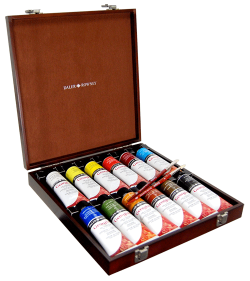 Daler-Rowney Georgian Oil Color Wooden Box Set