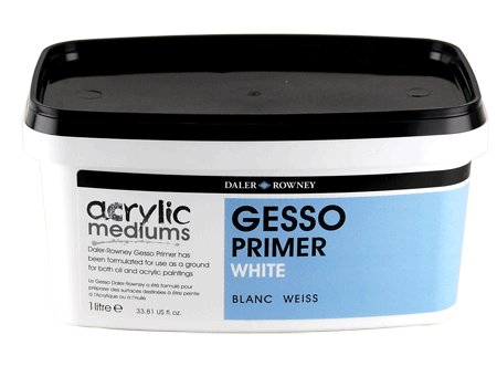 Golden Gesso - Size 16 oz