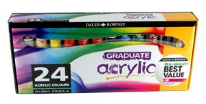 Daler-Rowney Graduate Acrylic Set of 24